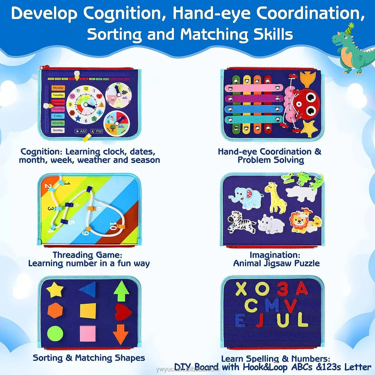 M028 - Felt Busy Board Book