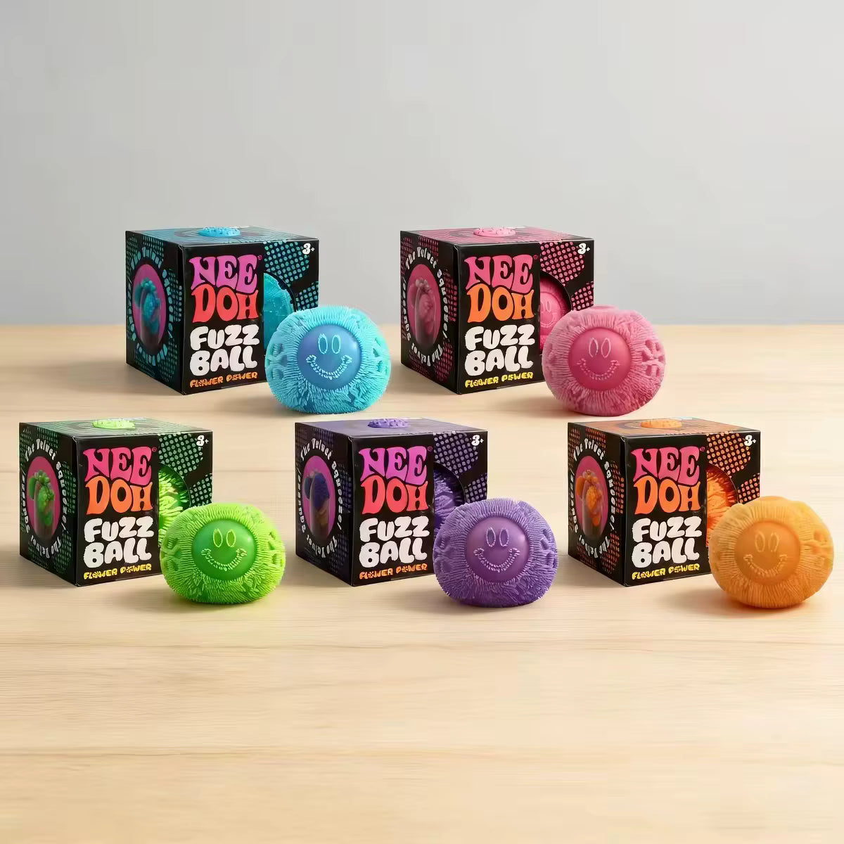 X003 - NeeDoh Fuzz Ball (Buy 4 get 1 FREE)