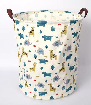 X039 - Foldable storage basket - cylinder shape (Buy 2 for 16 $)