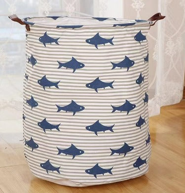 X039 - Foldable storage basket - cylinder shape (Buy 2 for 16 $)