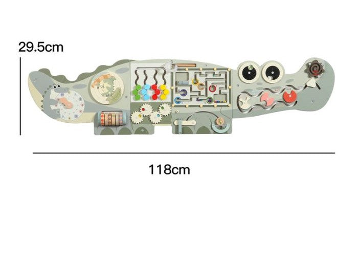M322 - Wall game crocodile busy board