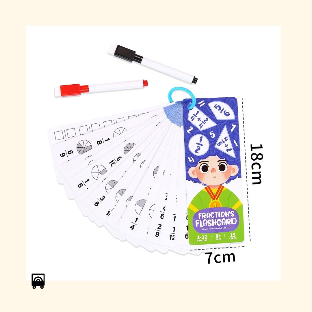 Wipe-Clean math flashcards