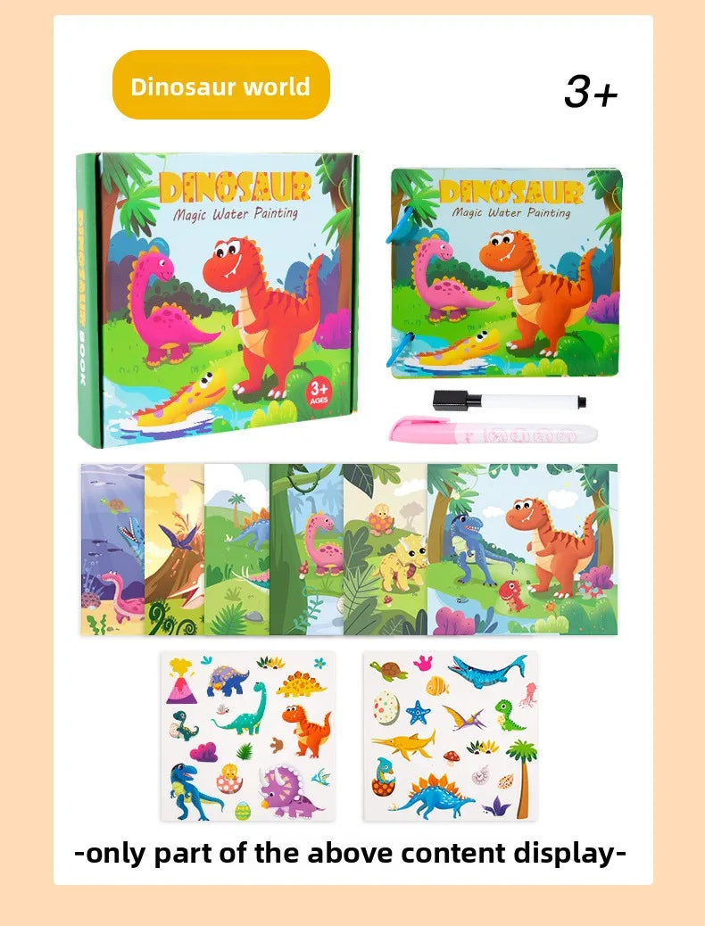 C002 - Magic Water Painting with Tracing & Stickers