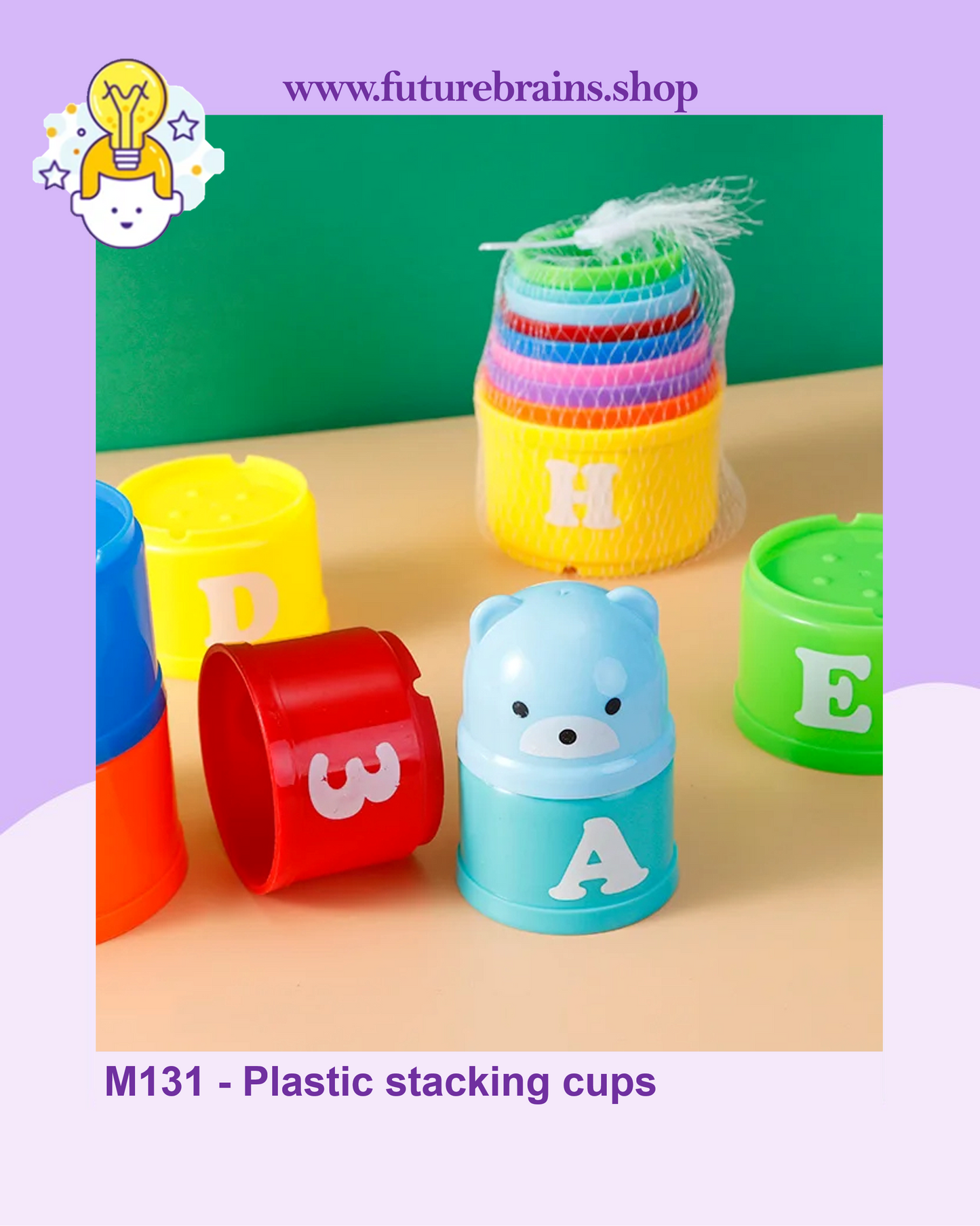 M131 - Plastic stacking cups