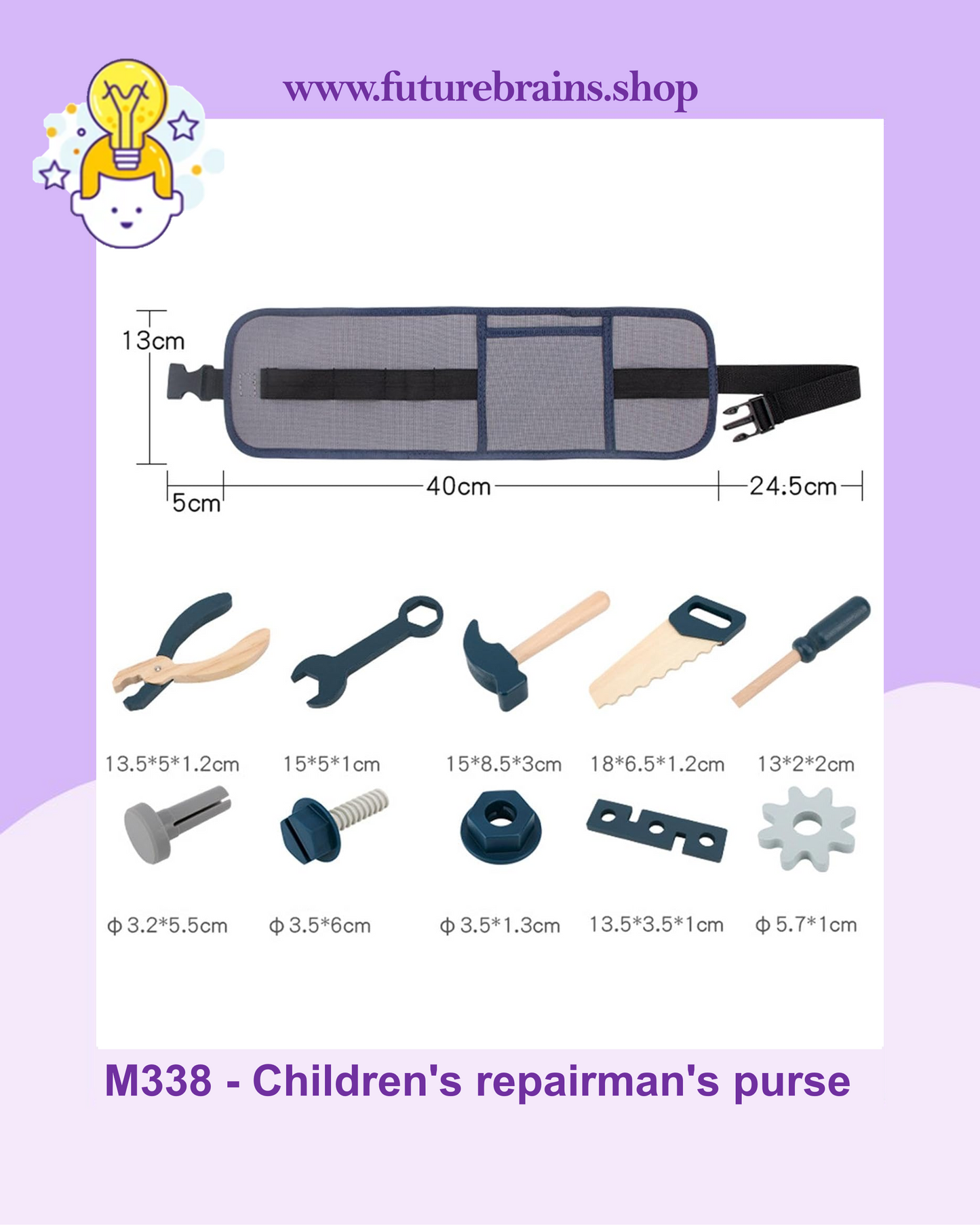 M338 - Children's repairman's purse