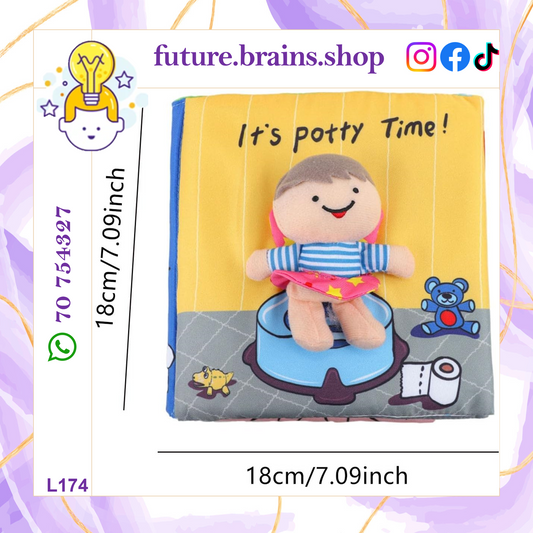 L174 - It's potty time soft book