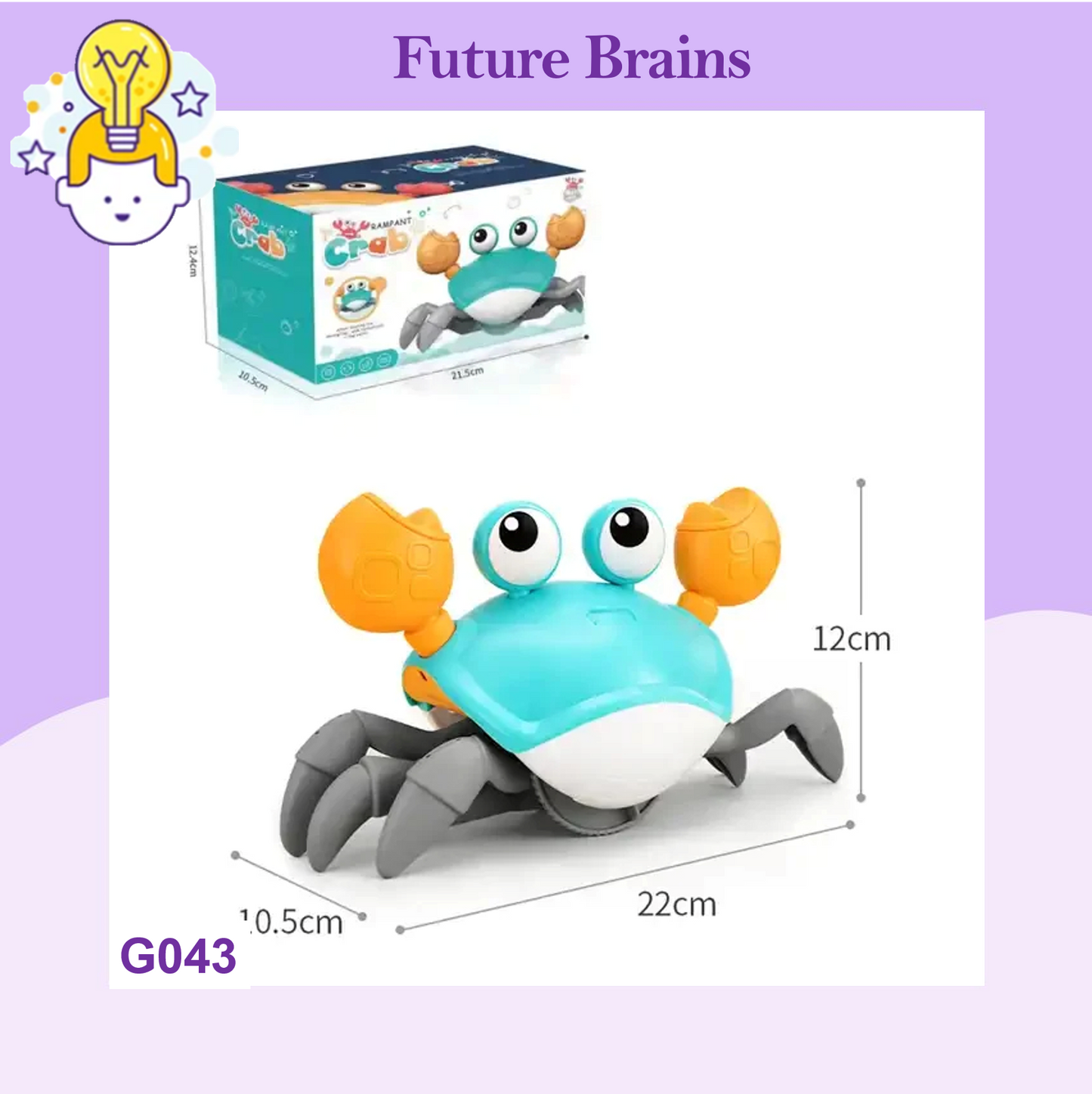 G043 - Rechargeable crawling crab