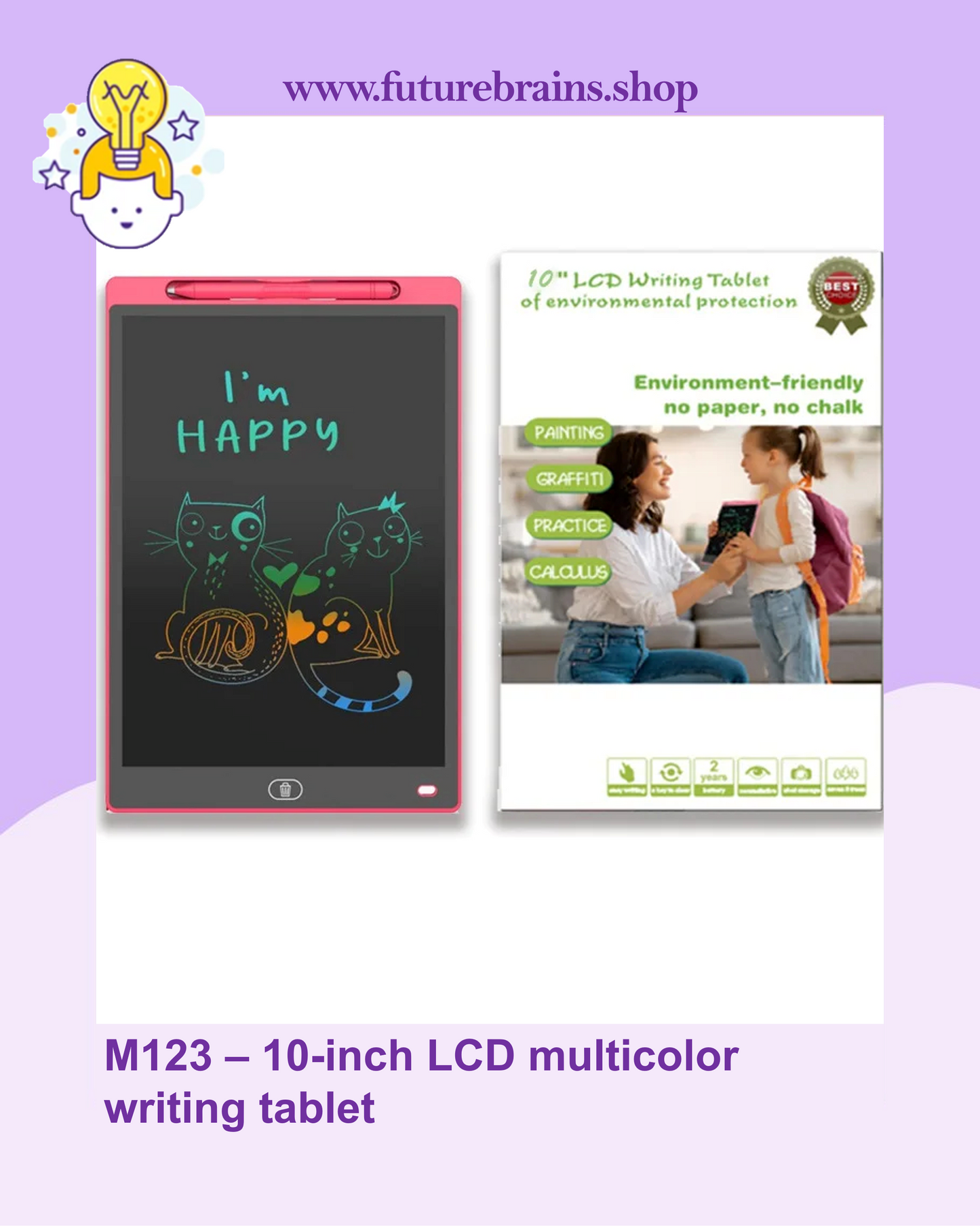 LCD multicolor writing tablet (Buy 5 get 10% off)