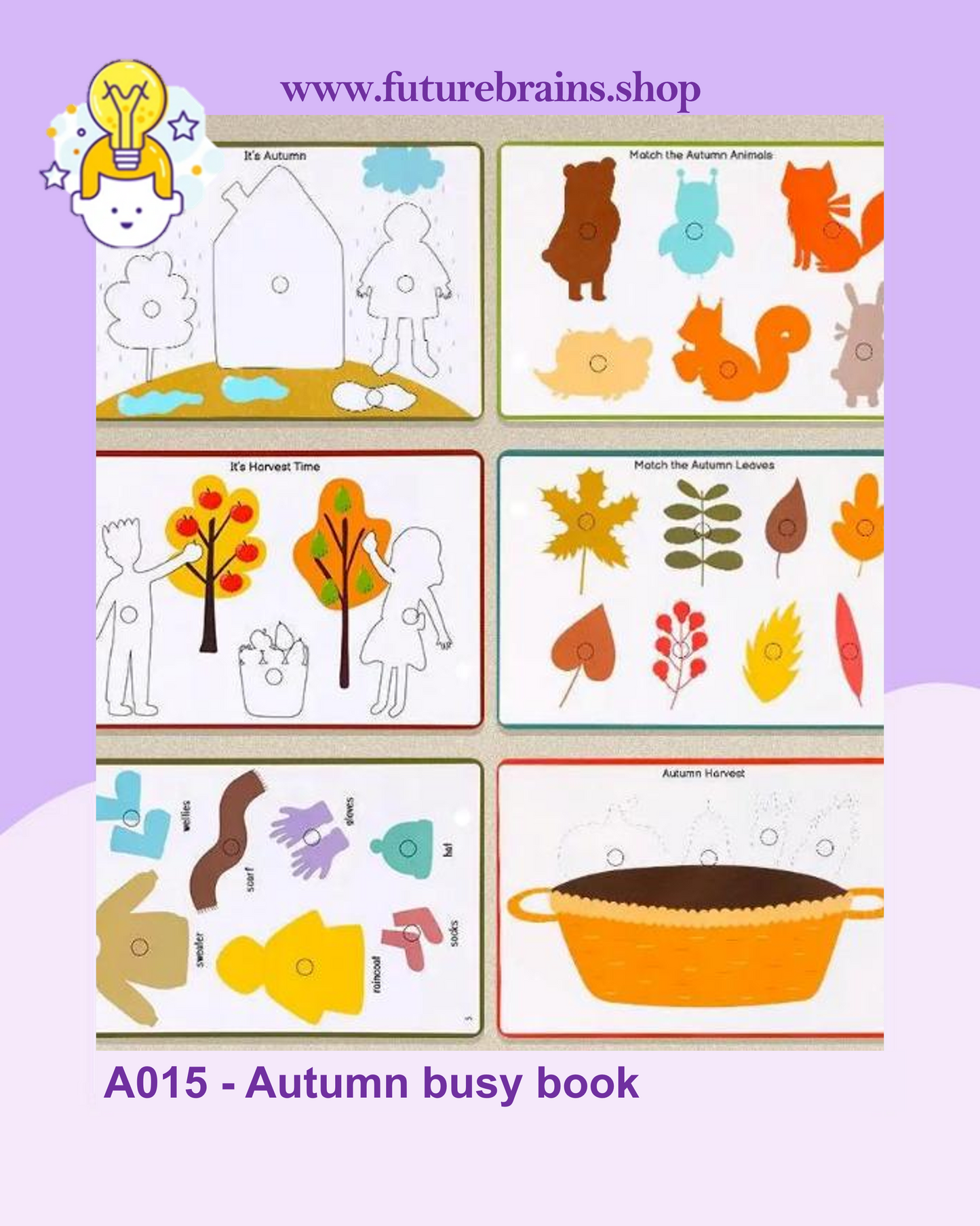 A015 - Autumn busy book