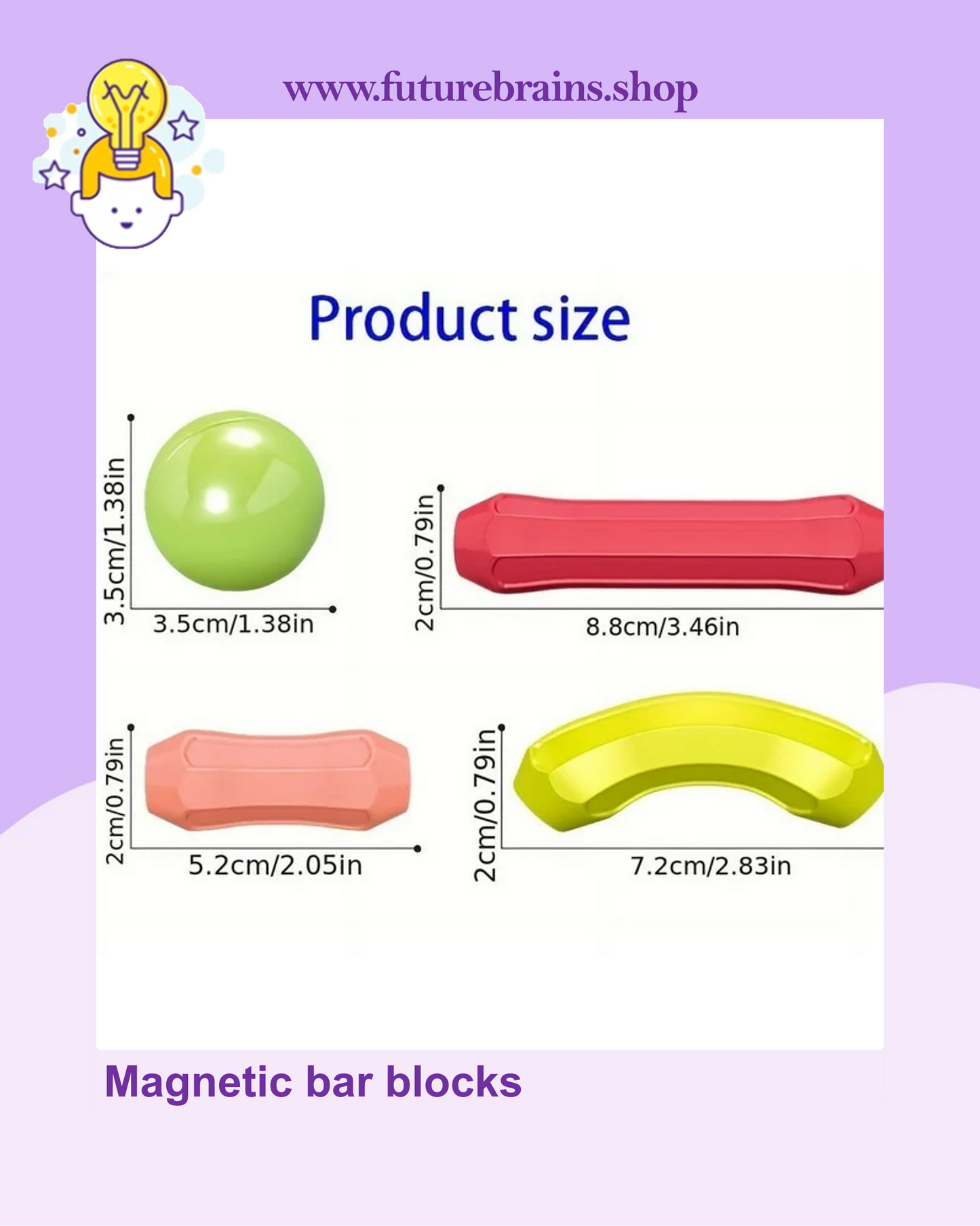 Magnetic bar blocks