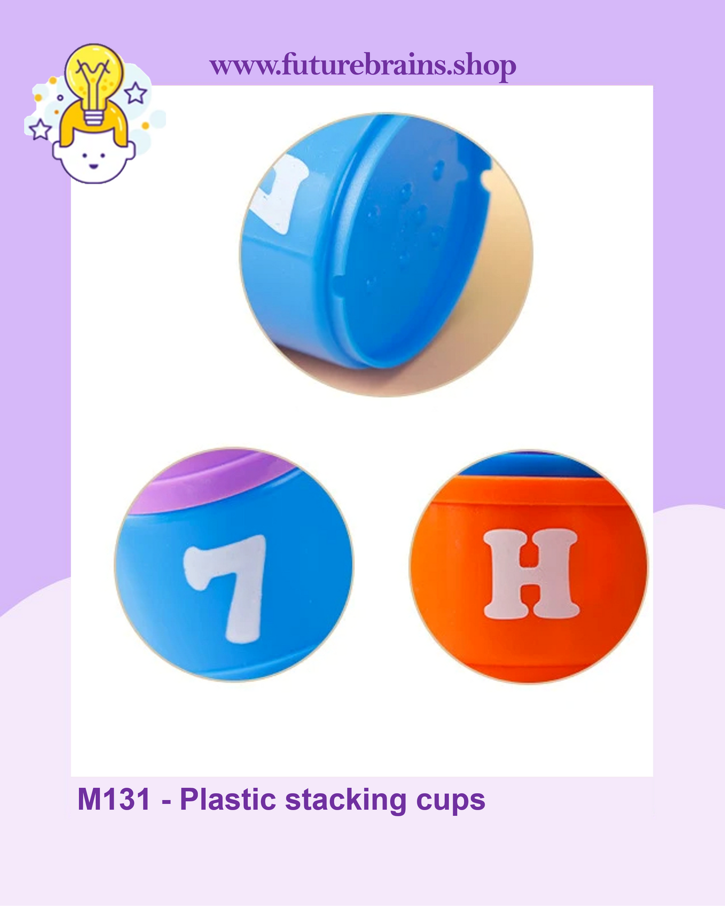 M131 - Plastic stacking cups