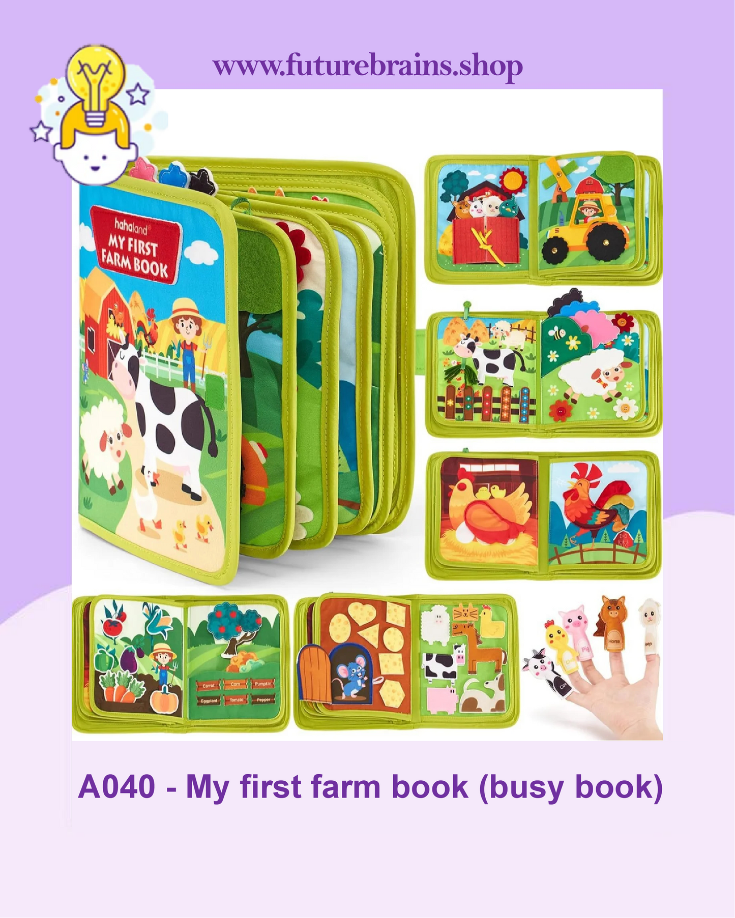 A040 - My first farm book (busy book)