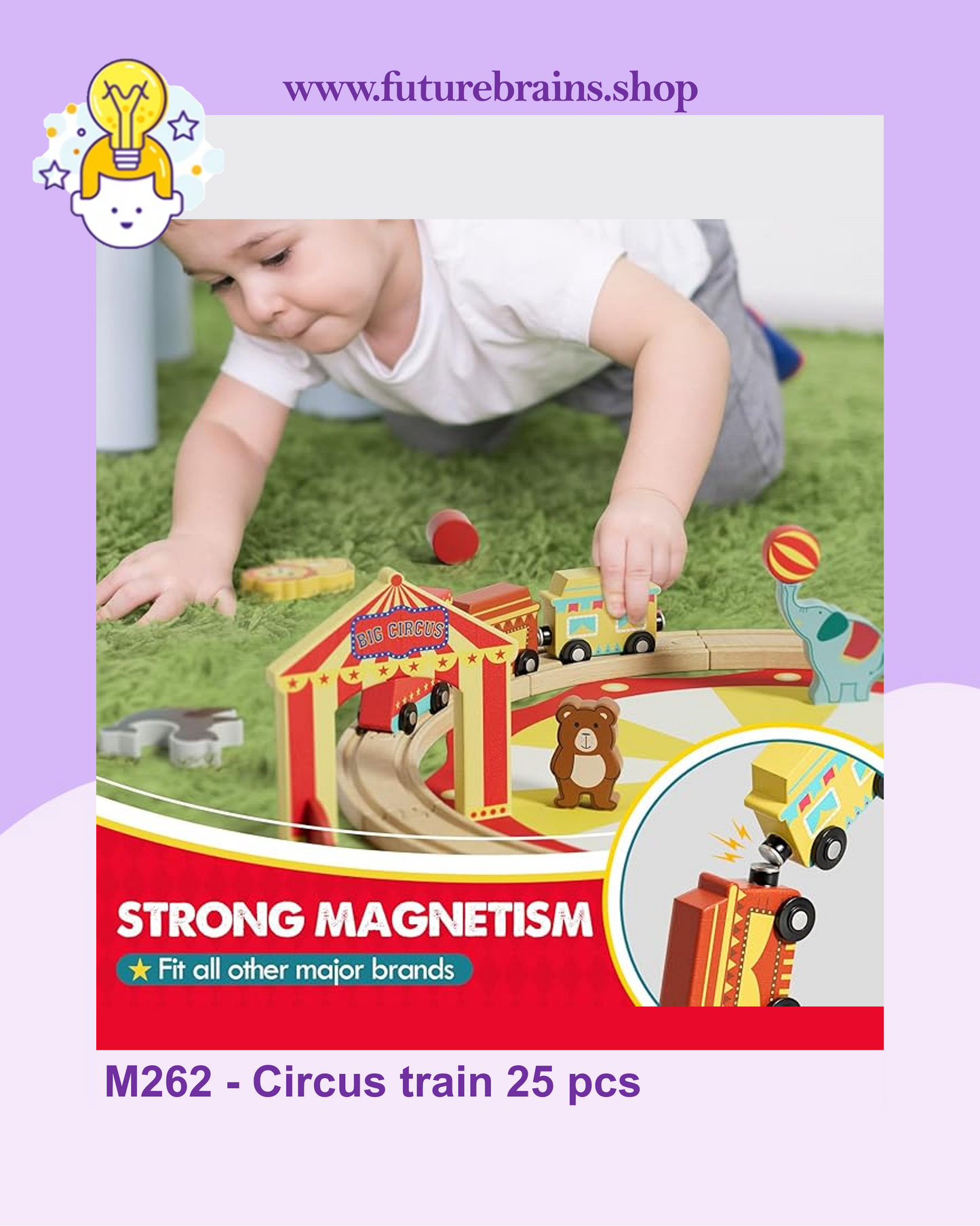 M262 - Circus train 25 pcs