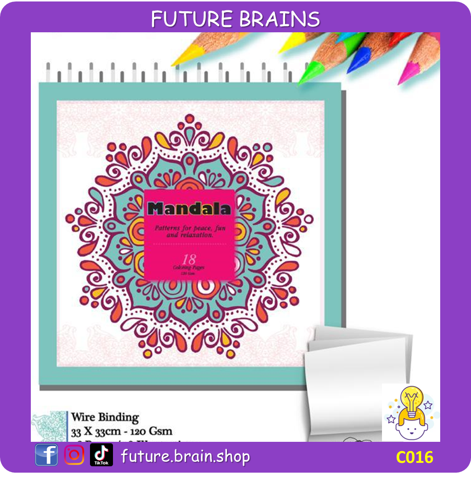 C016 - Mandala coloring book ressort