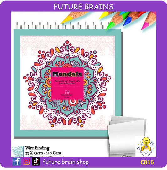 C016 - Mandala coloring book ressort