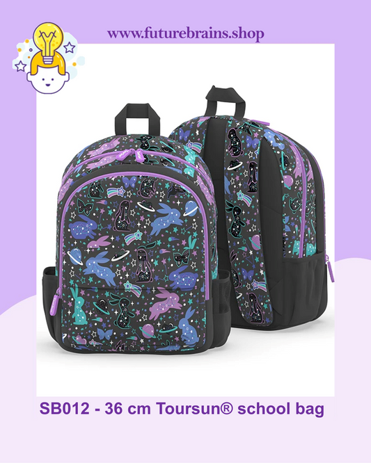 SB012 - 36 cm Toursun® school bag star bunny design