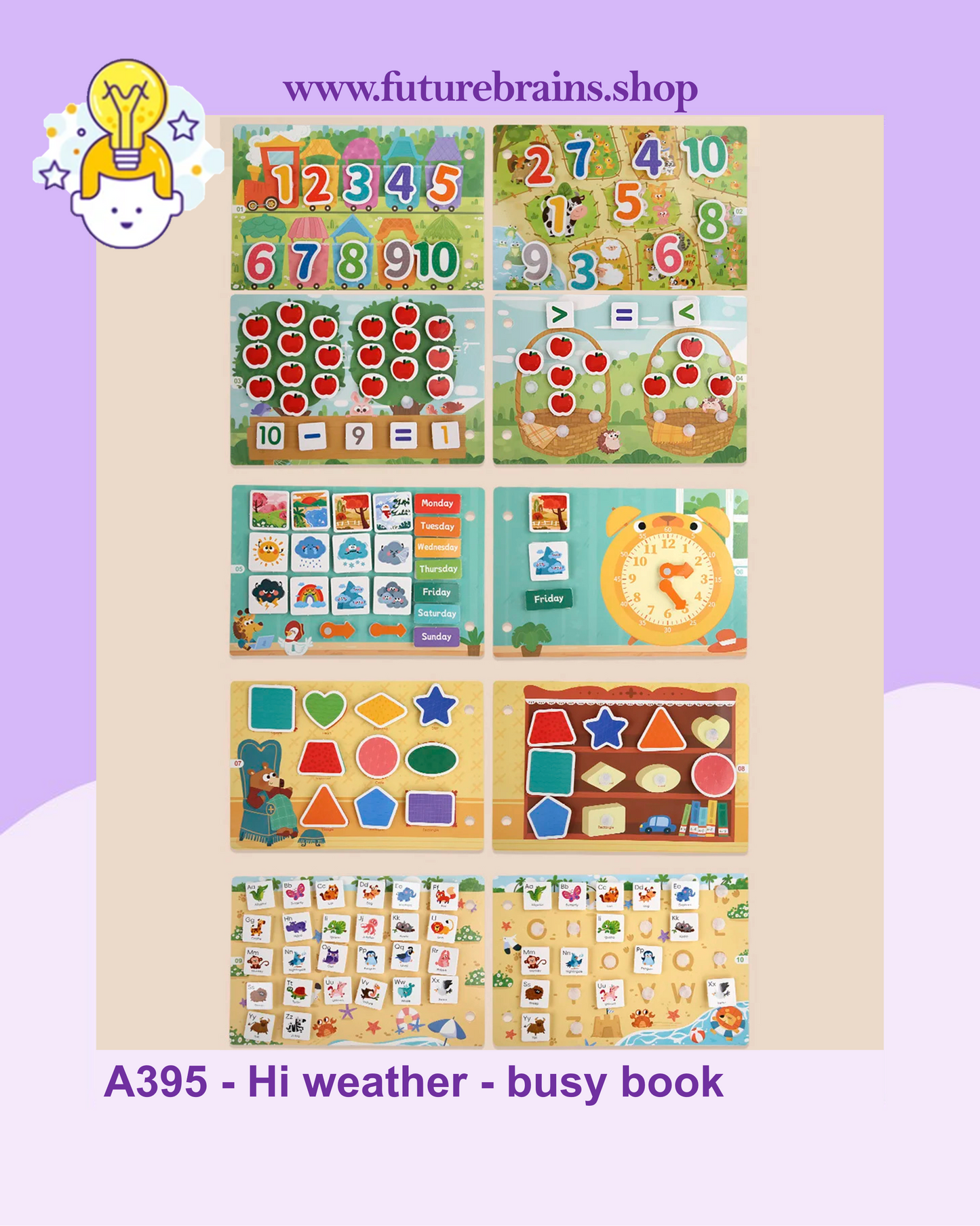 A395 - Hi weather - busy book