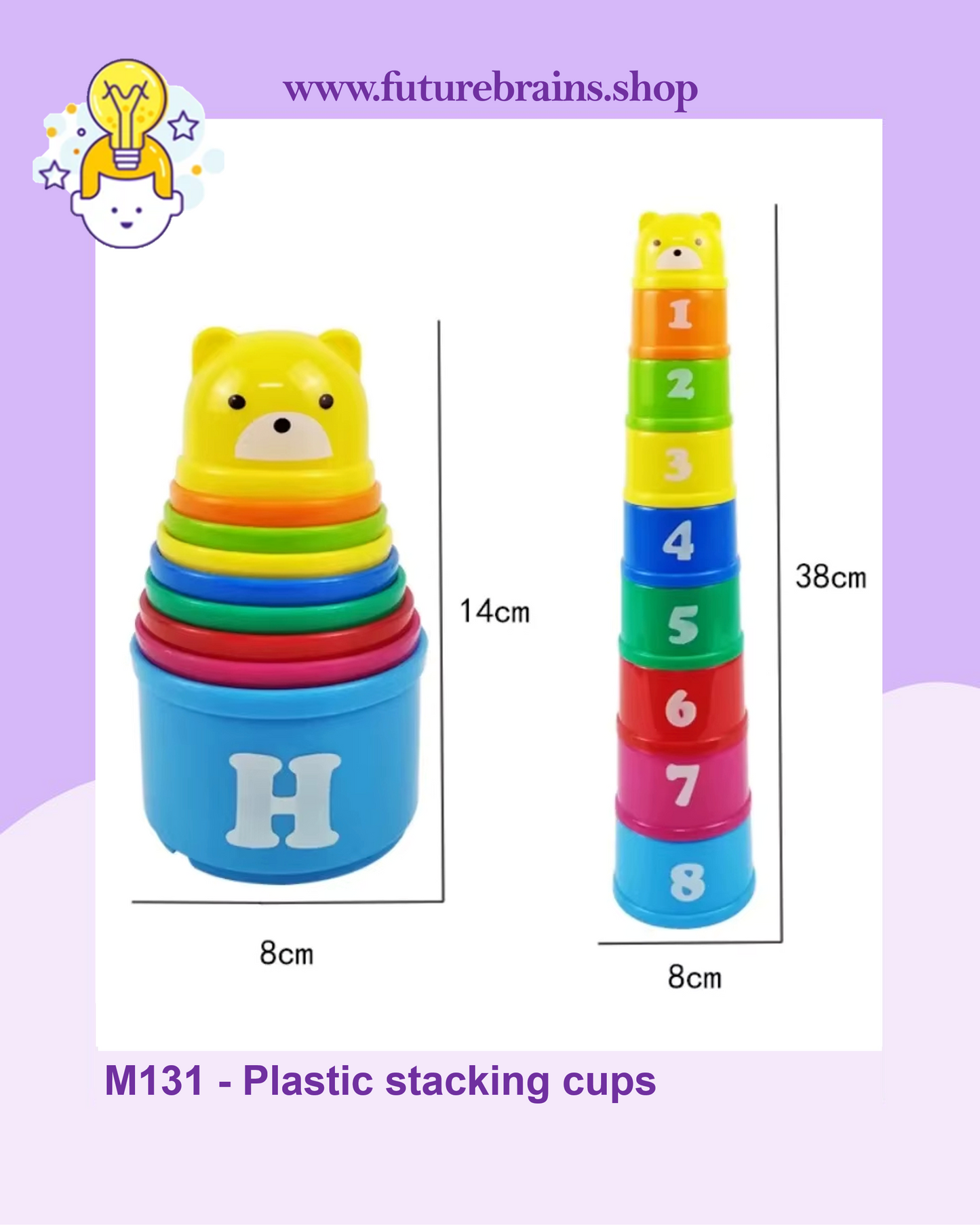 M131 - Plastic stacking cups