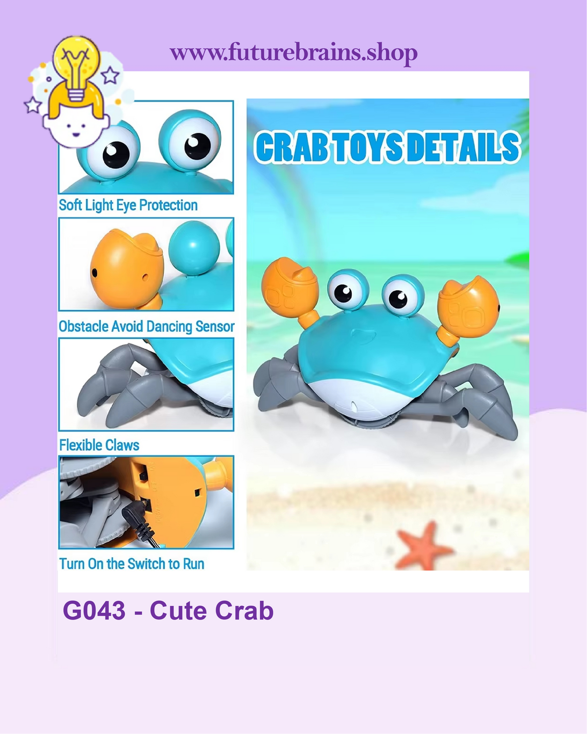 G043 - Cute Crab