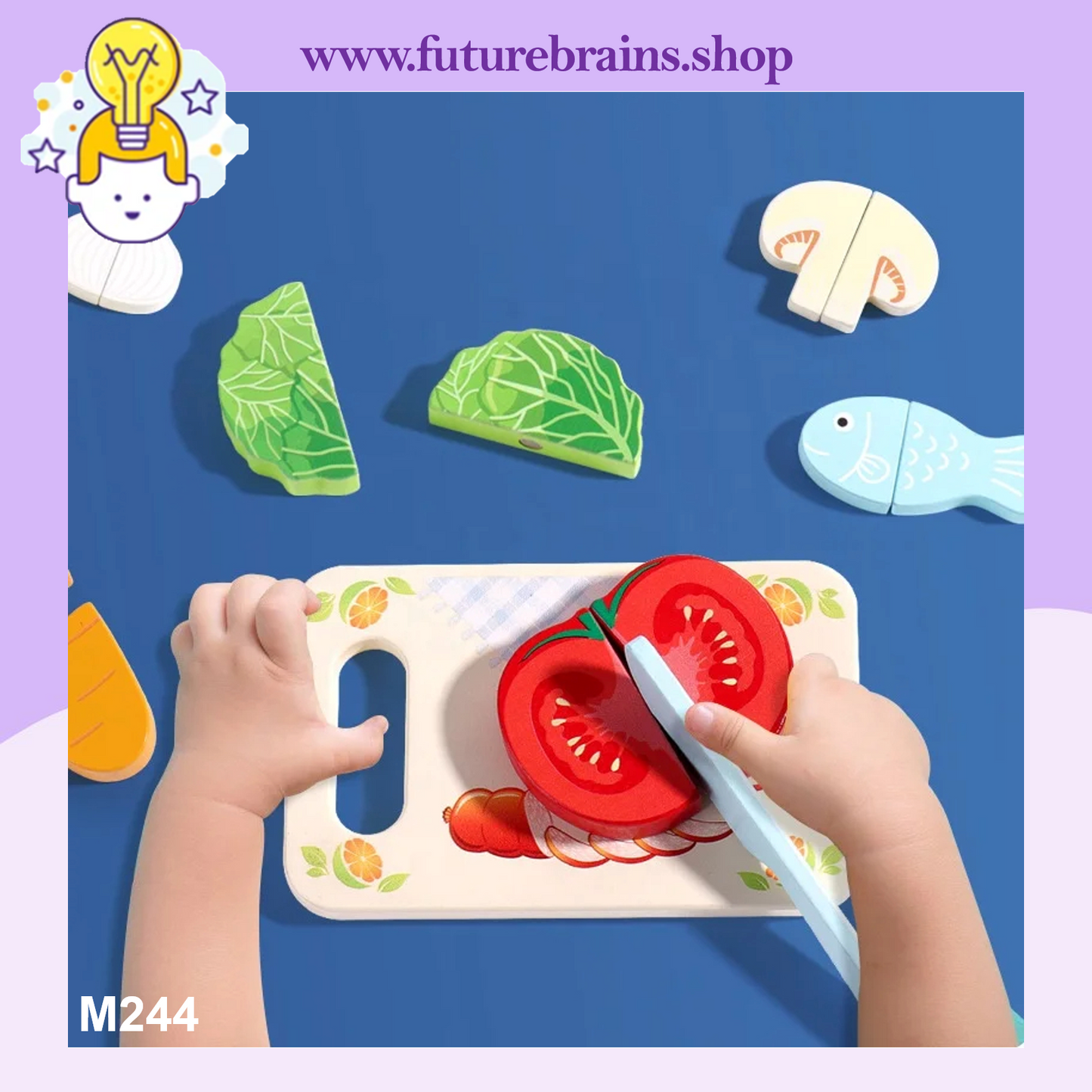 M244 - Wooden Mini Animal Kitchen 21.5 x 24 cm