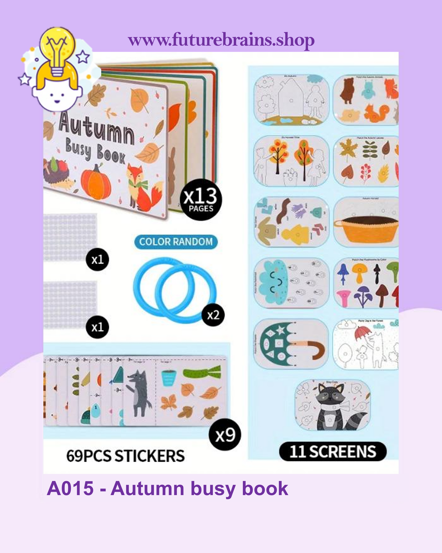 A015 - Autumn busy book