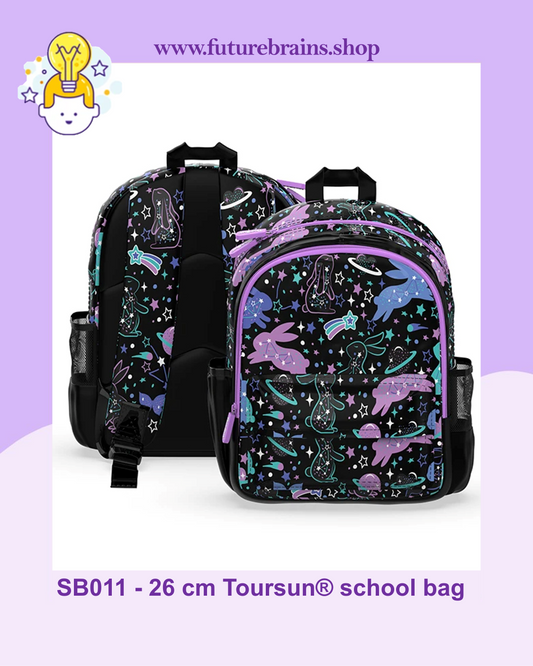 SB011 - 26 cm Toursun® school bag star bunny design