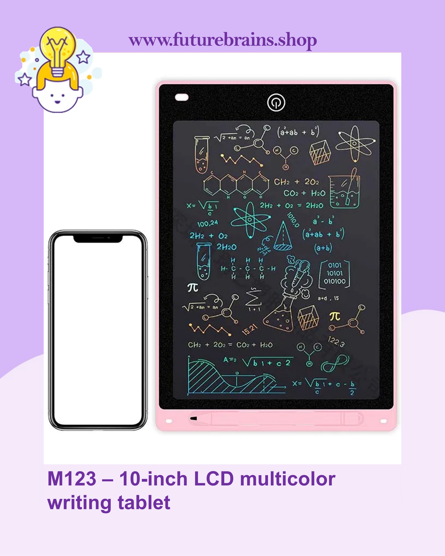 LCD multicolor writing tablet (Buy 5 get 10% off)