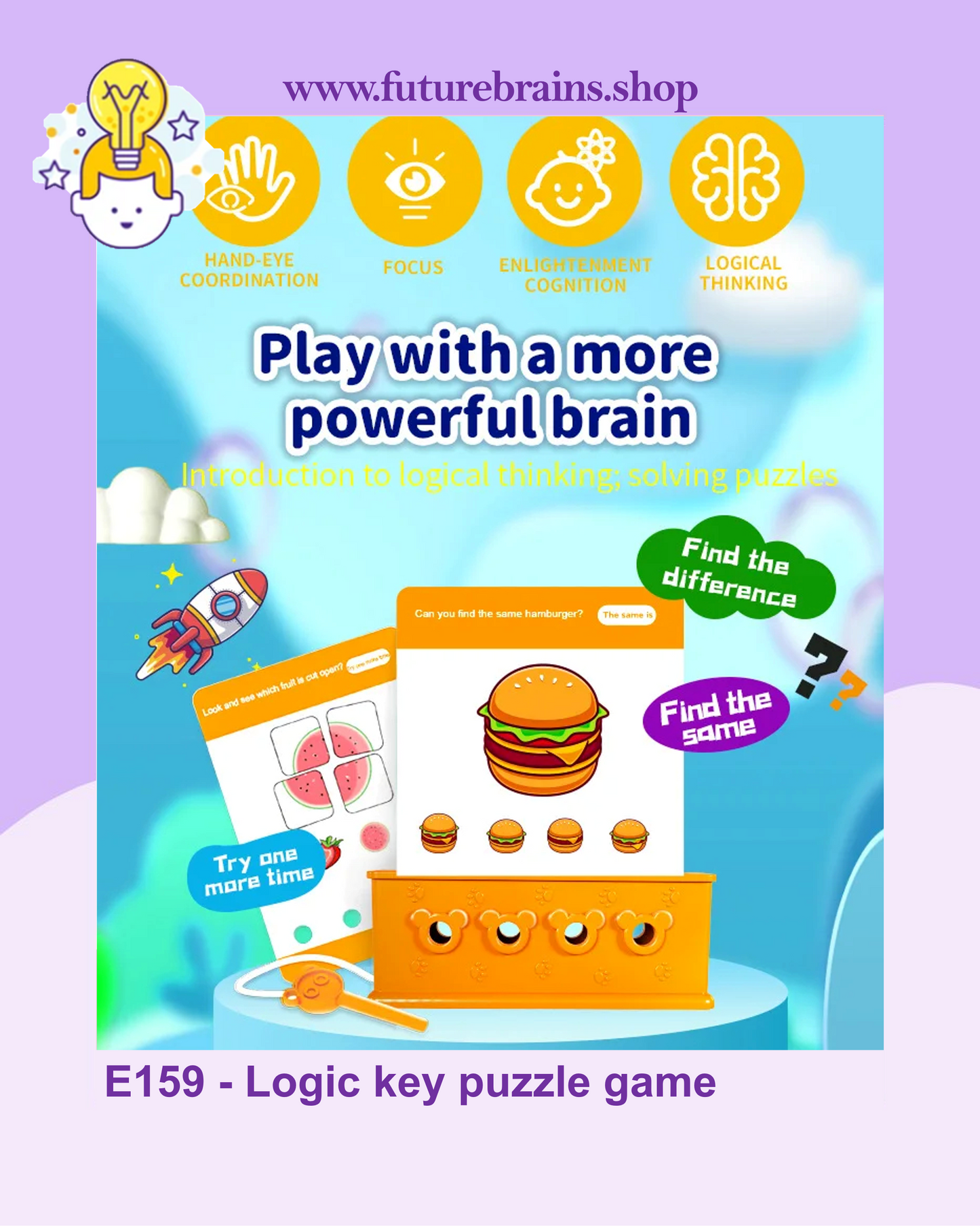 E159 - Logic key puzzle game