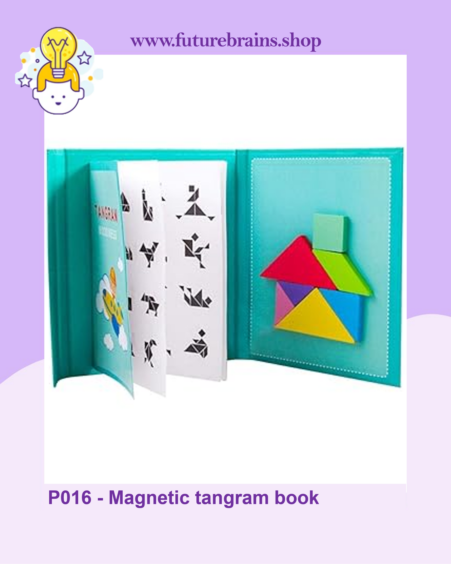 P016 - Magnetic tangram book