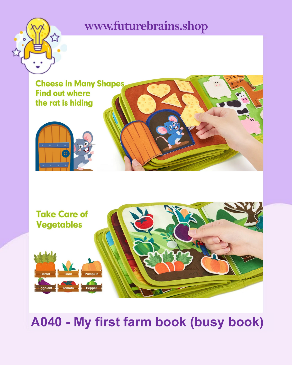 A040 - My first farm book (busy book)