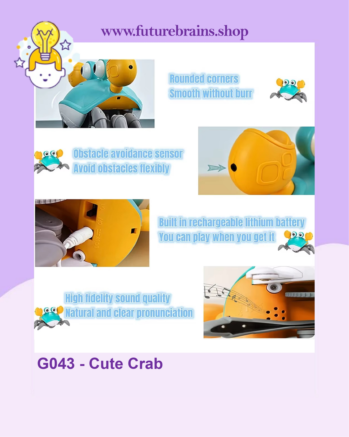G043 - Cute Crab