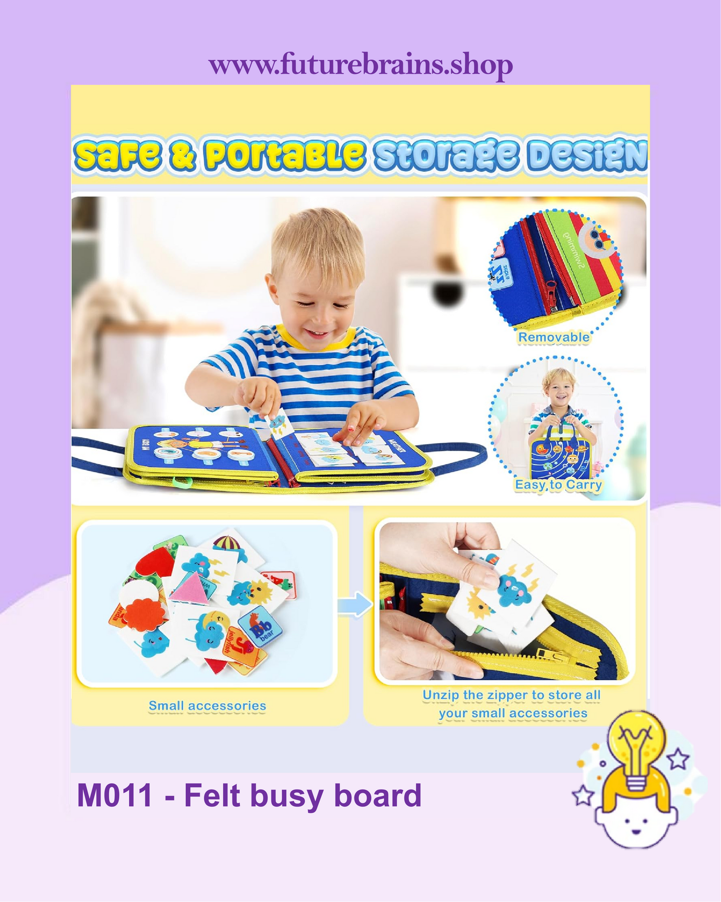 M011 - Felt busy board