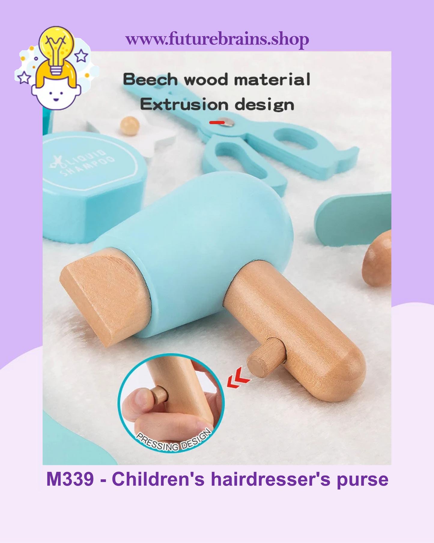 M339 - Children's hairdresser's purse