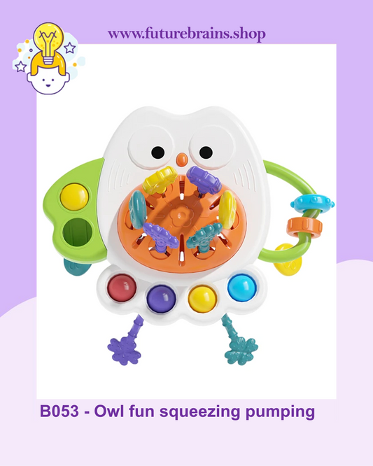B053 - Owl fun squeezing pumping