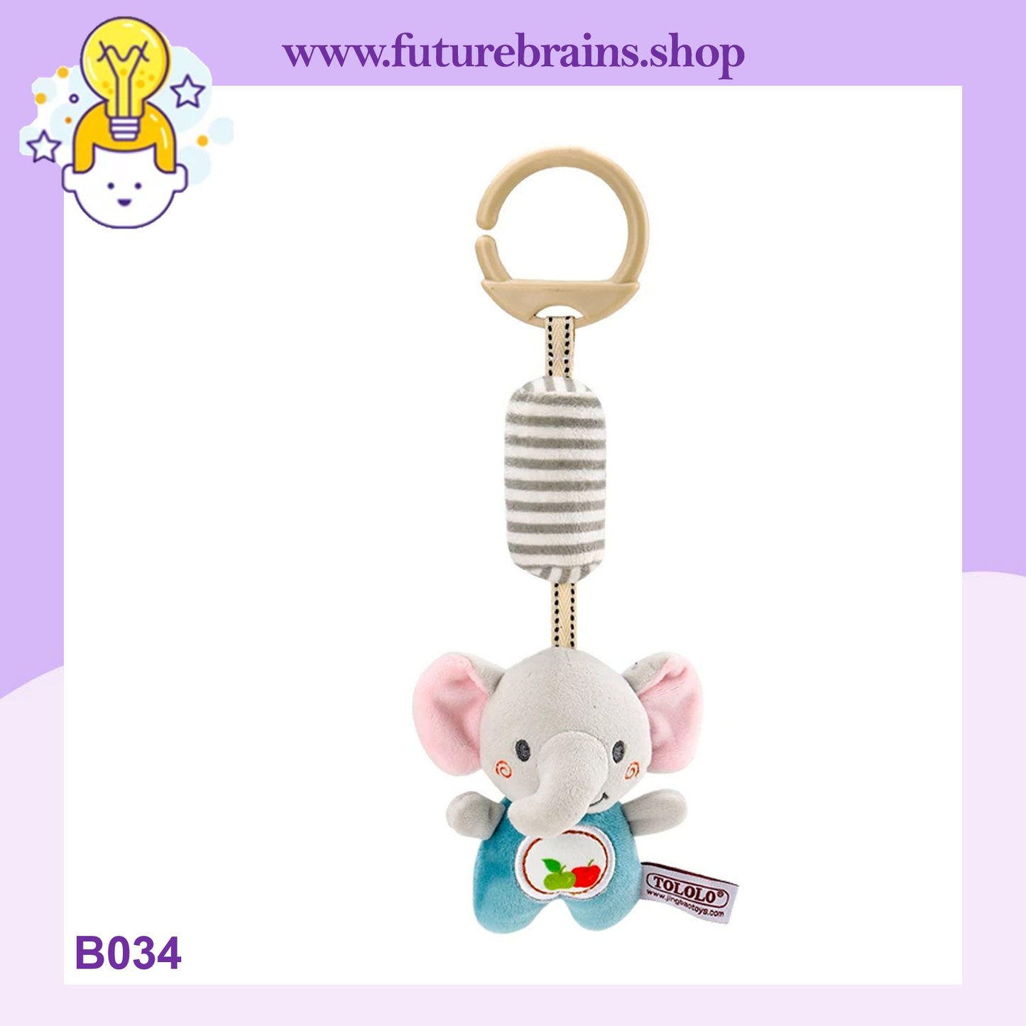 B034 - Baby stroller ringing pendant