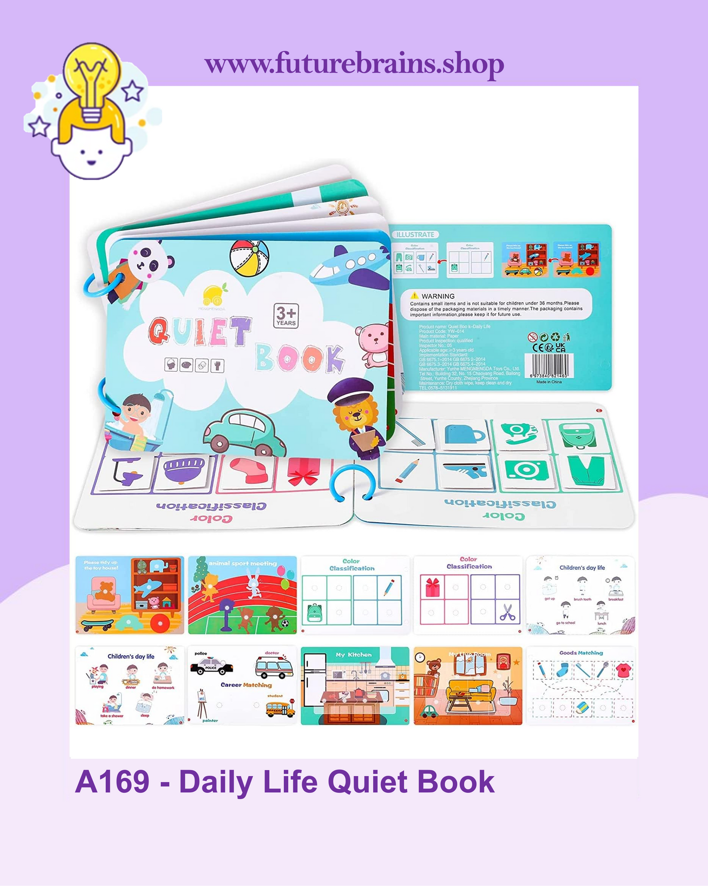 A169 - Daily Life Quiet Book