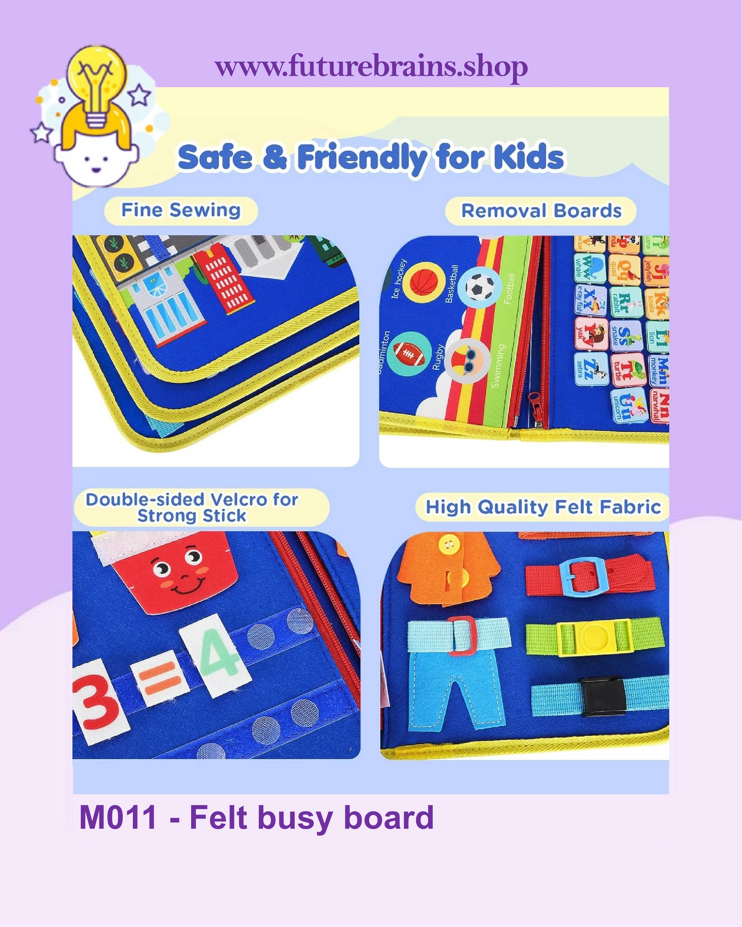 M011 - Felt busy board