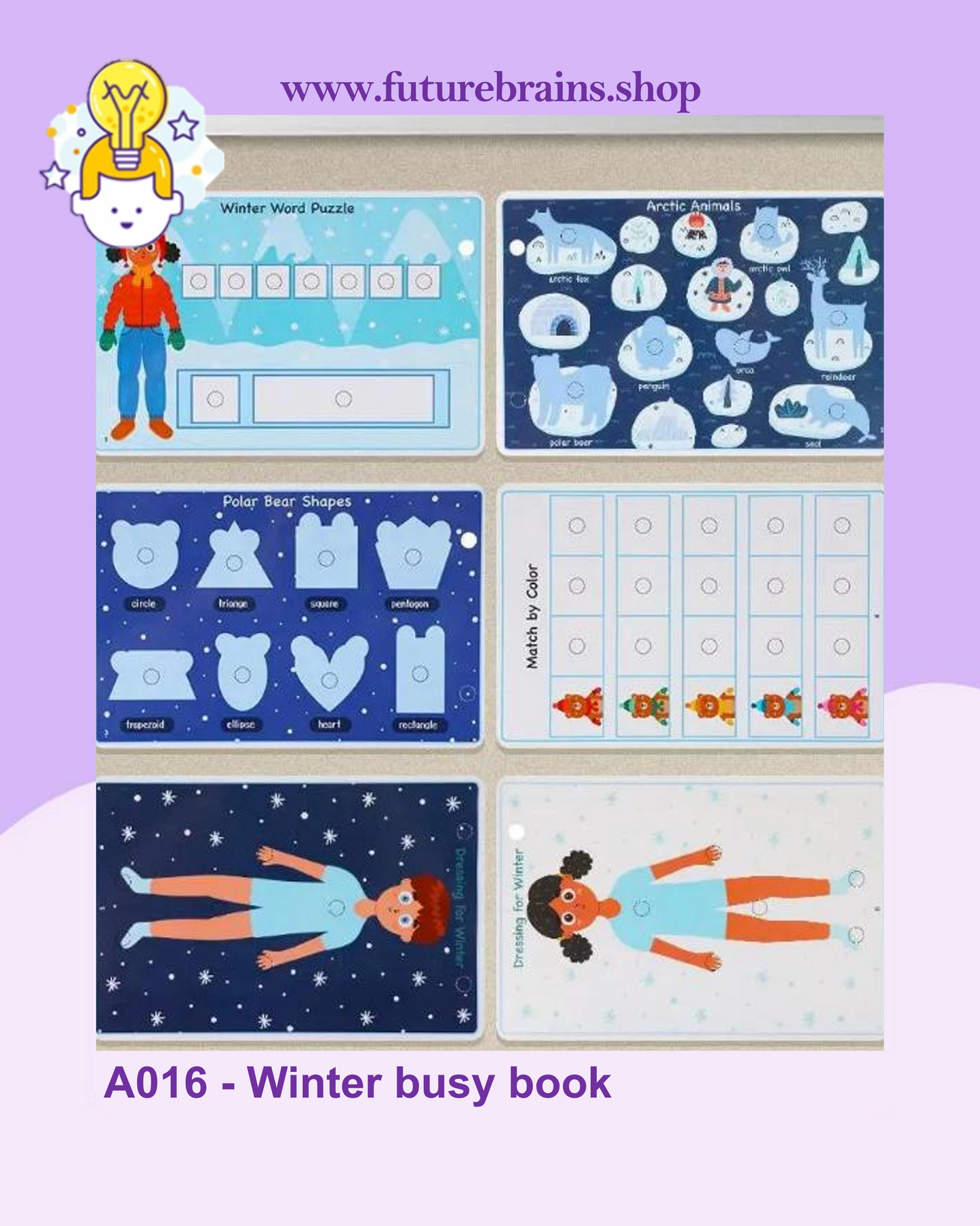 A016 - Winter busy book