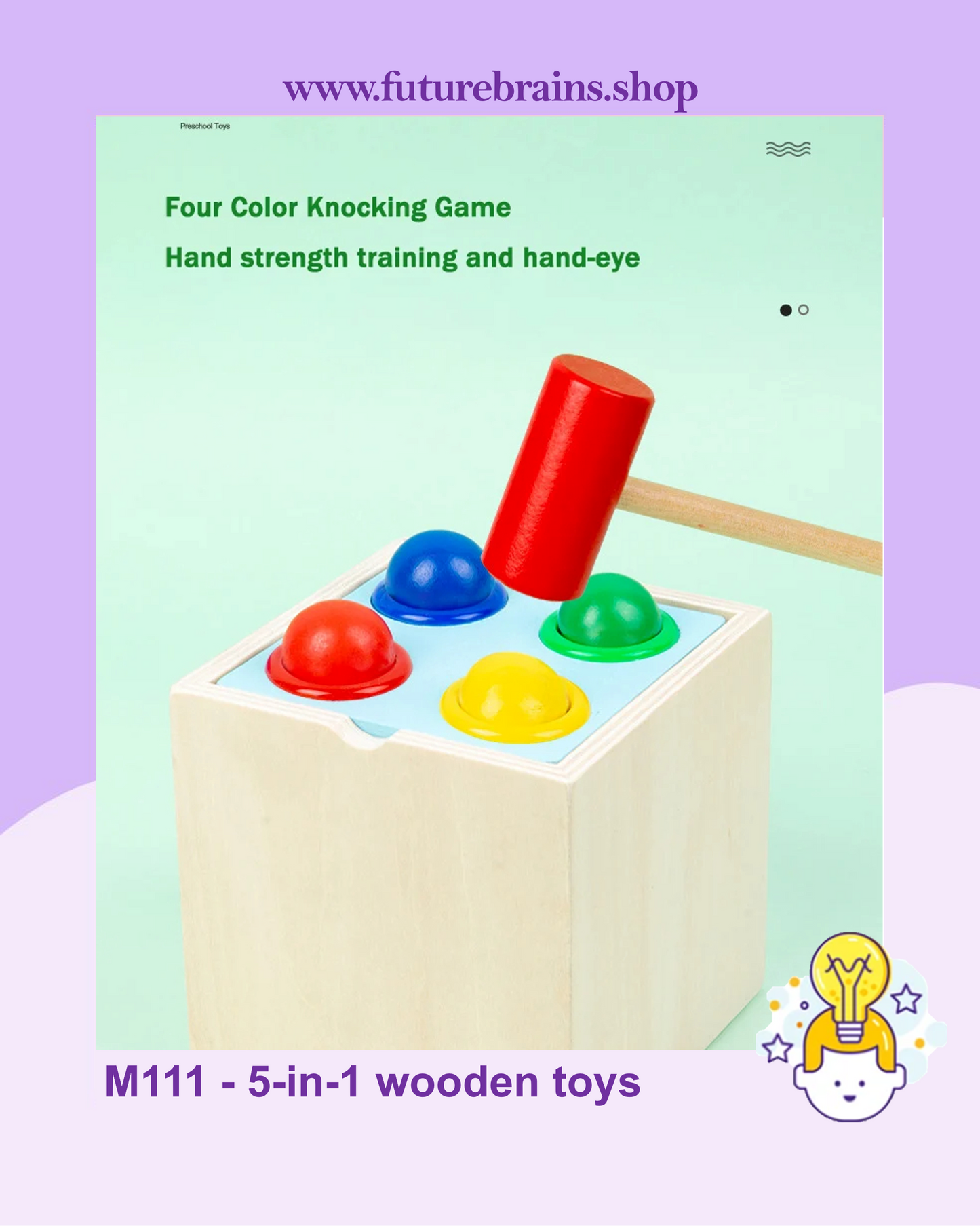 M111 - 5-in-1 wooden toys
