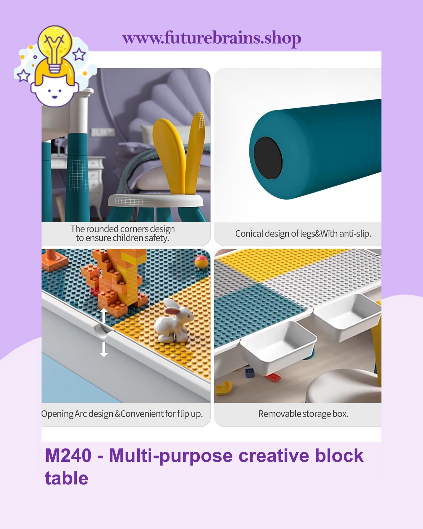 Multi-purpose creative block table (FREE DELIVERY)