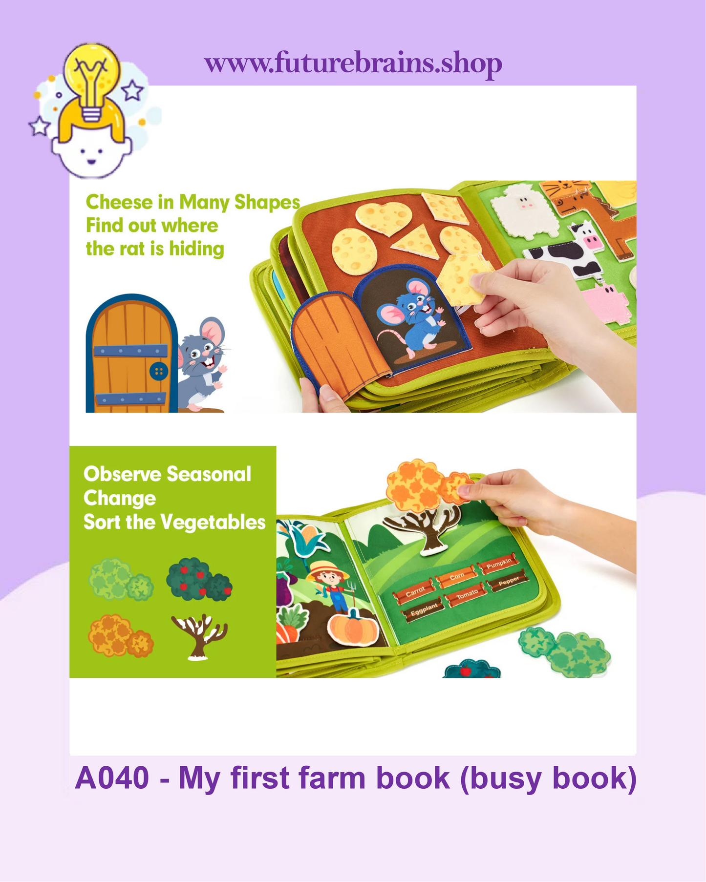 A040 - My first farm book (busy book)