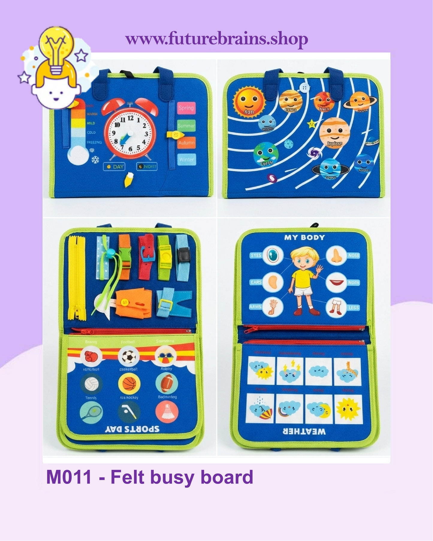 M011 - Felt busy board