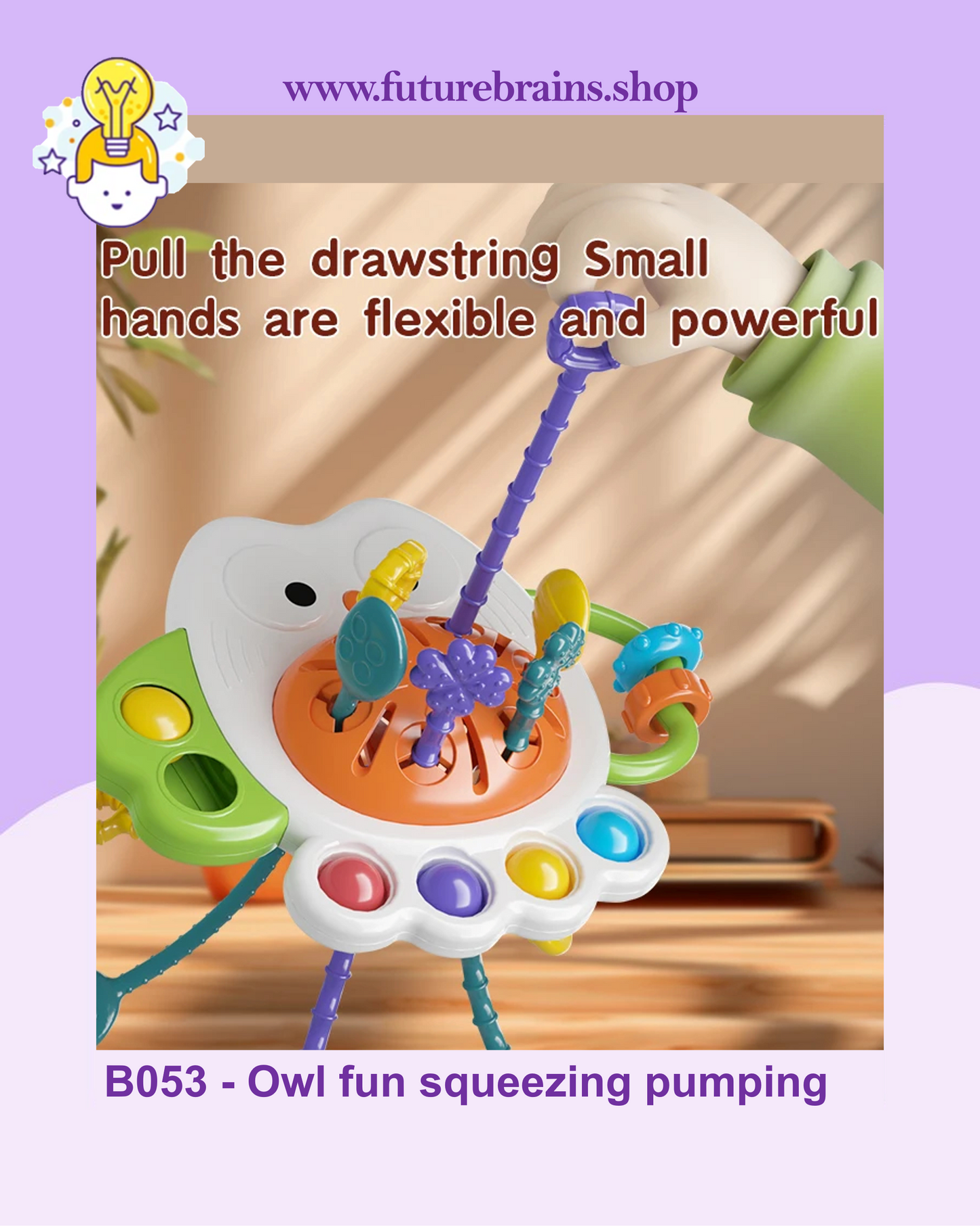 B053 - Owl fun squeezing pumping