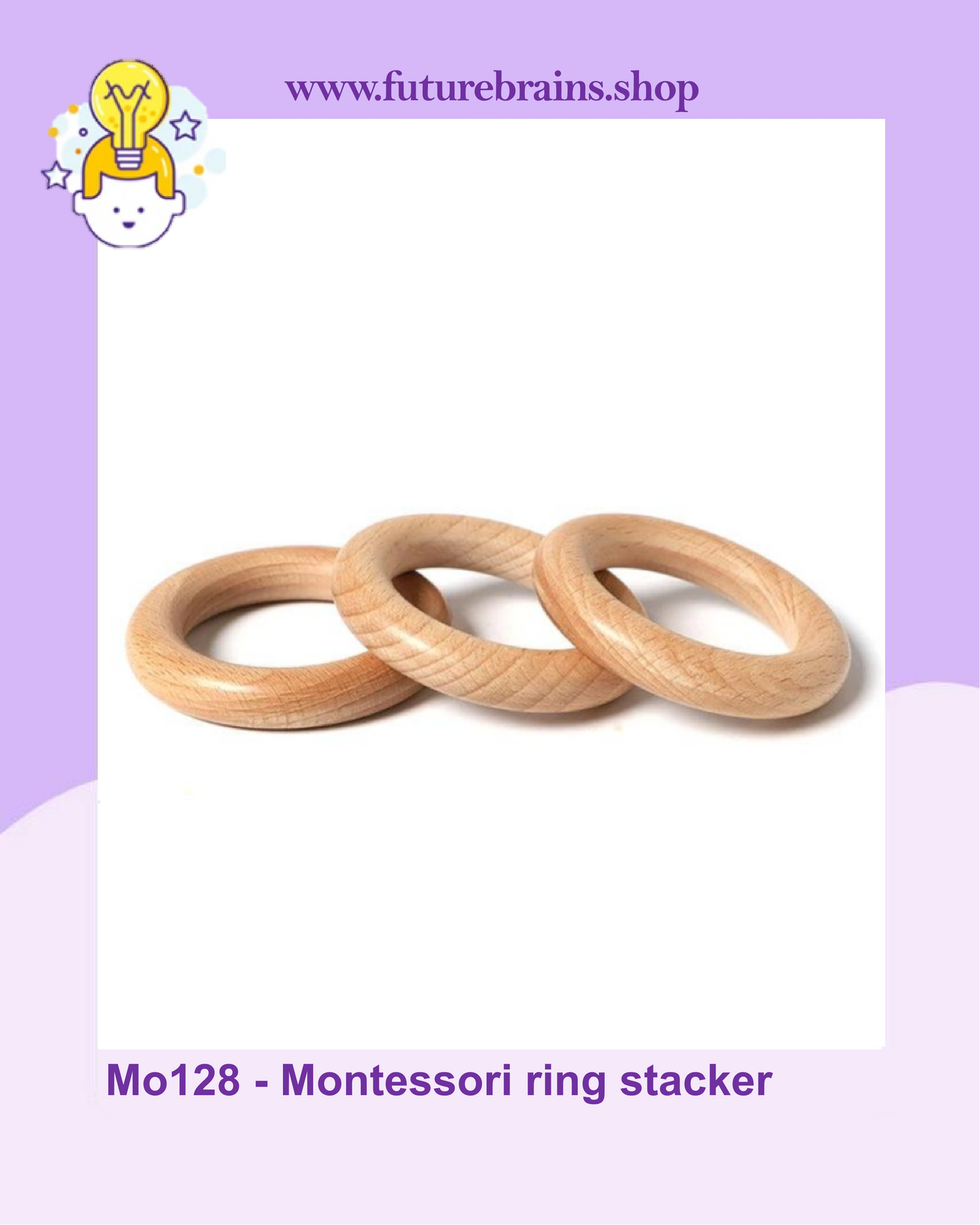 Mo128 - Montessori ring stacker