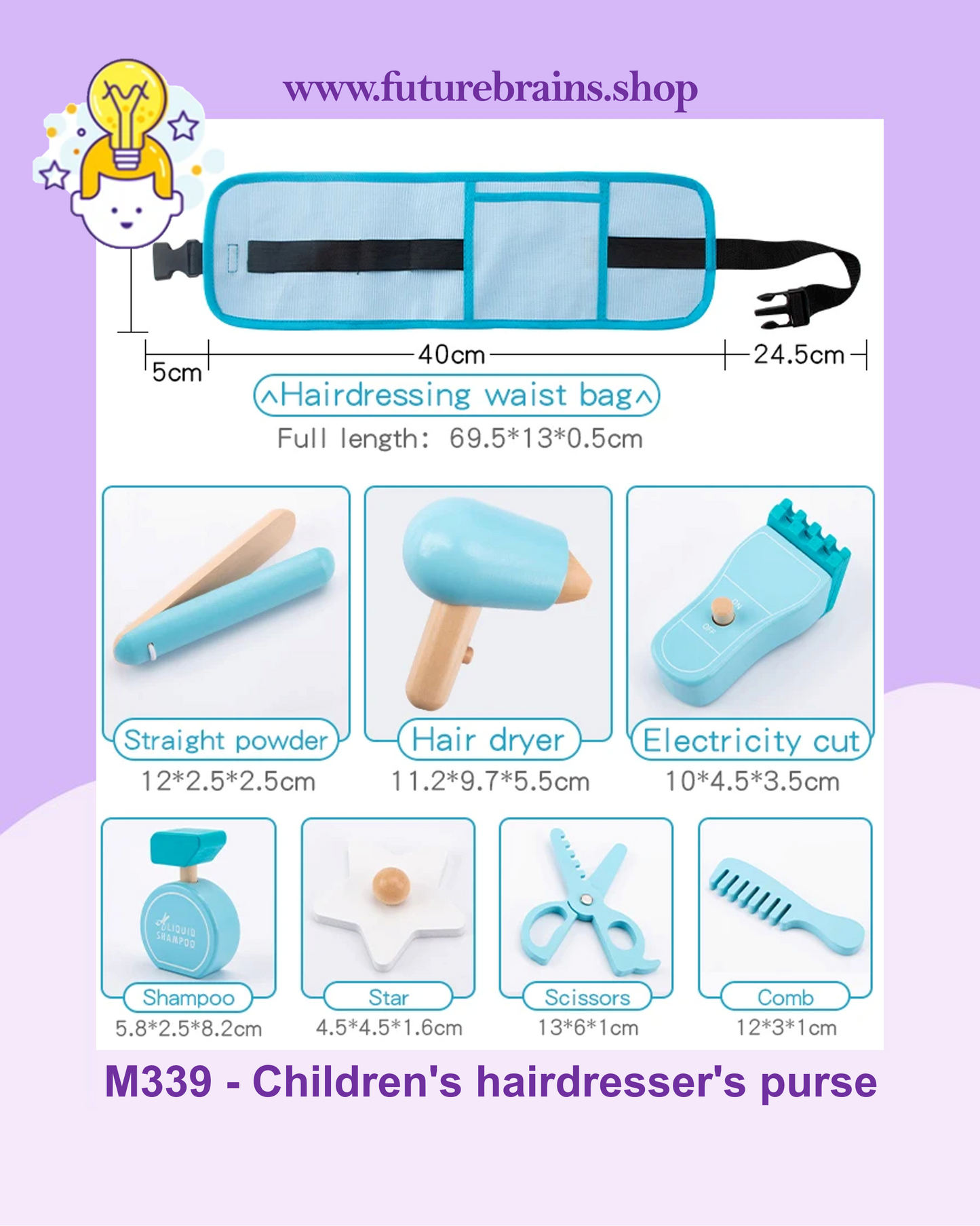 M339 - Children's hairdresser's purse