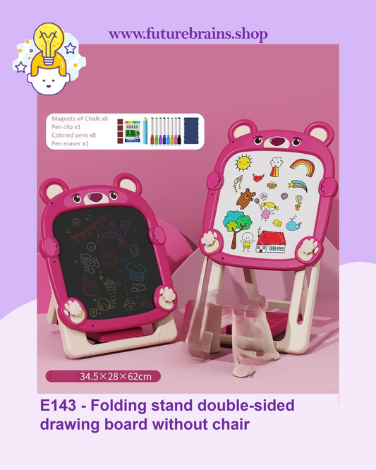 E143 - Folding stand double-sided drawing board