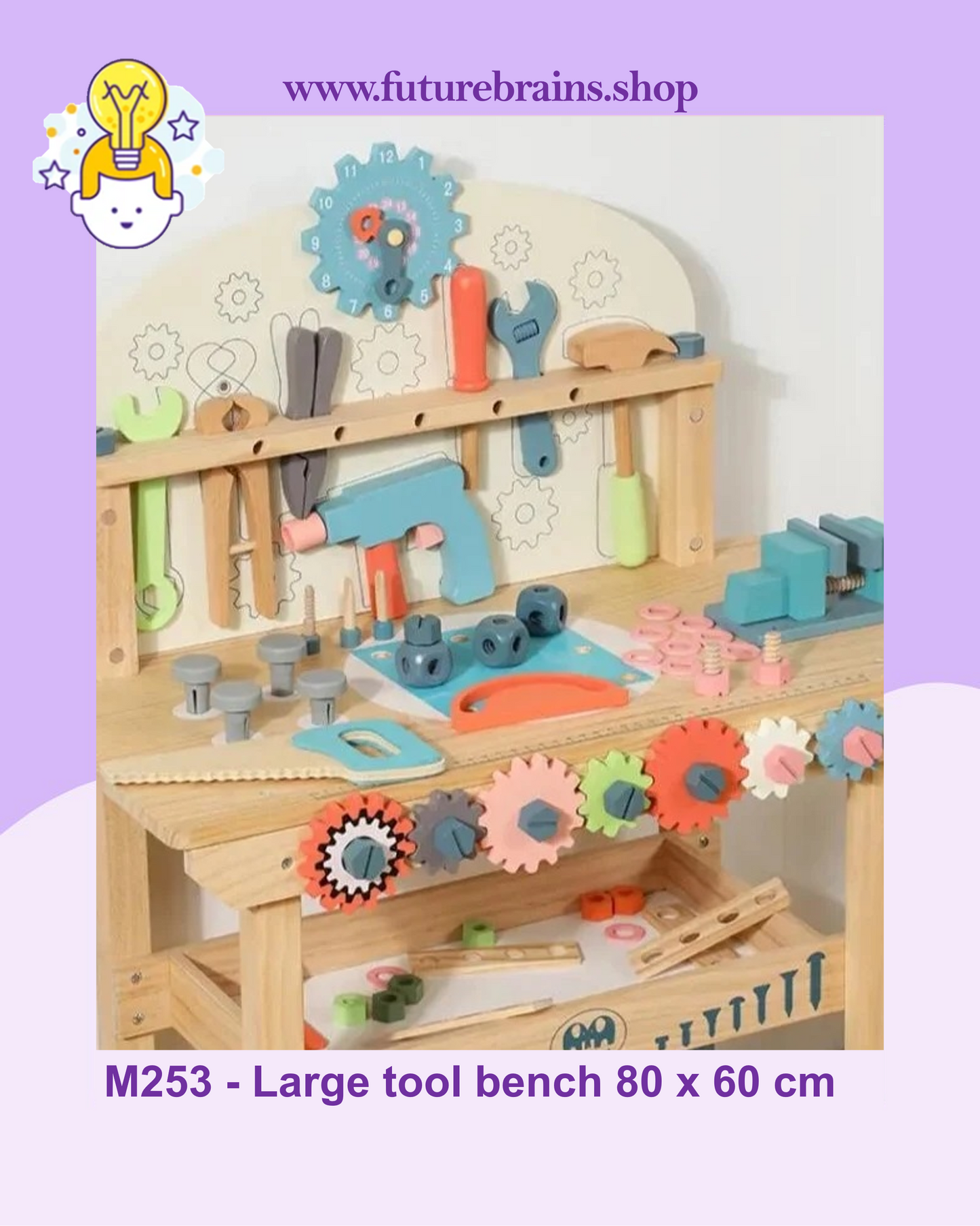 M253 - Large tool bench 80 x 60 cm (FREE DELIVERY)