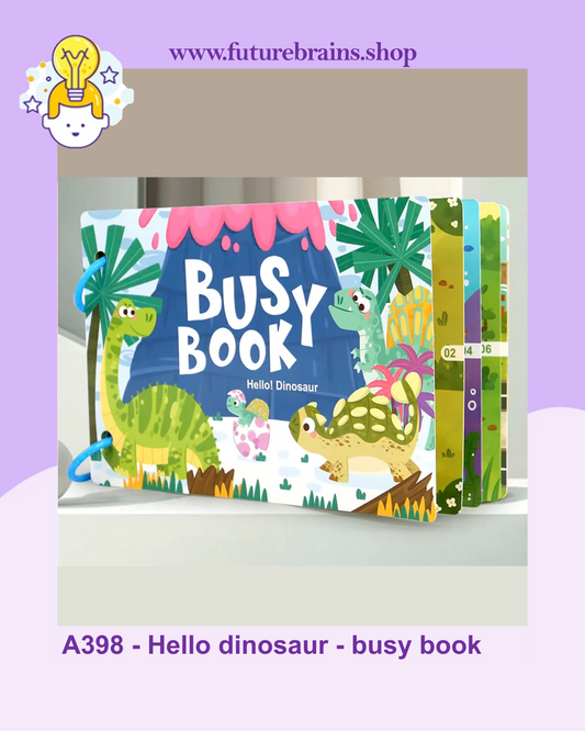 A398 - Hello dinosaur - busy book