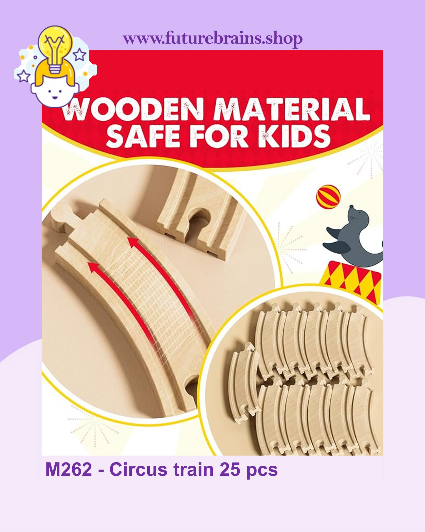 M262 - Circus train 25 pcs