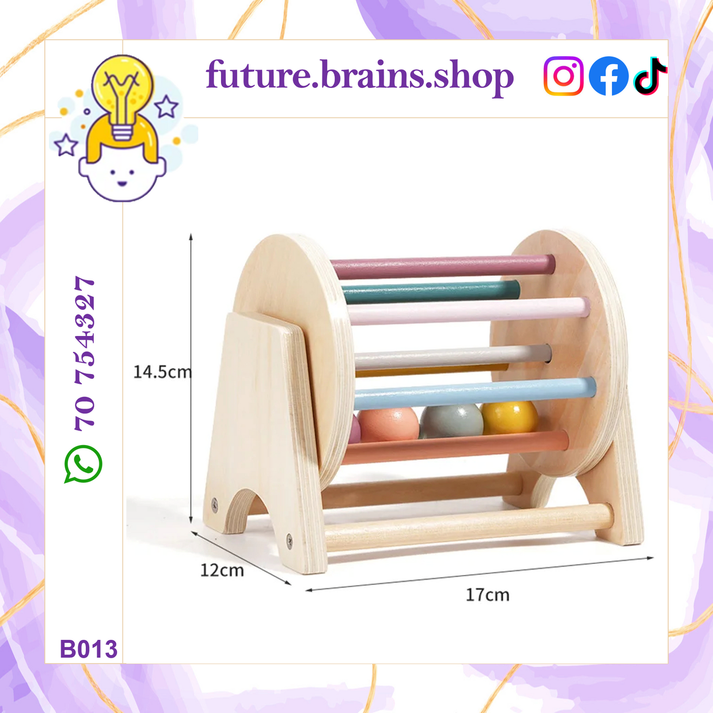 B013 - Desktop scrolling drum